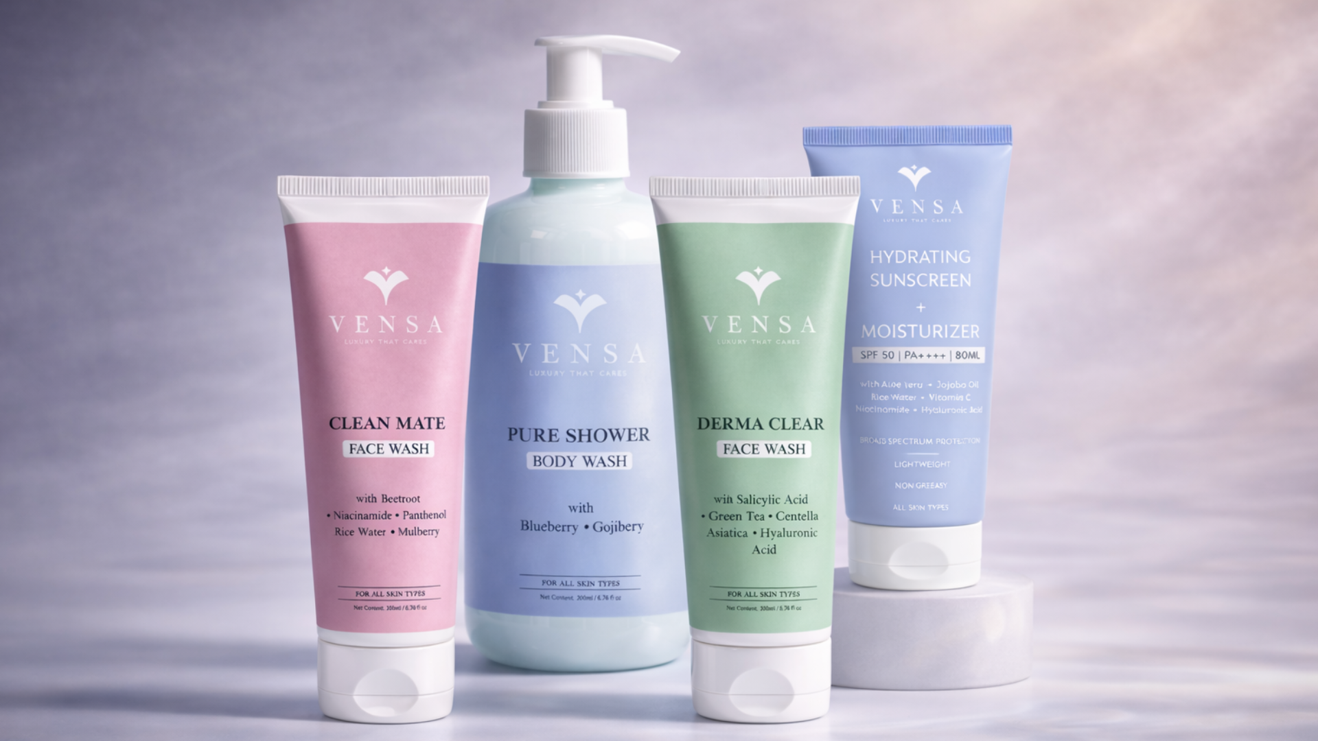 Vensa Complete Skin Routine Kit ✅